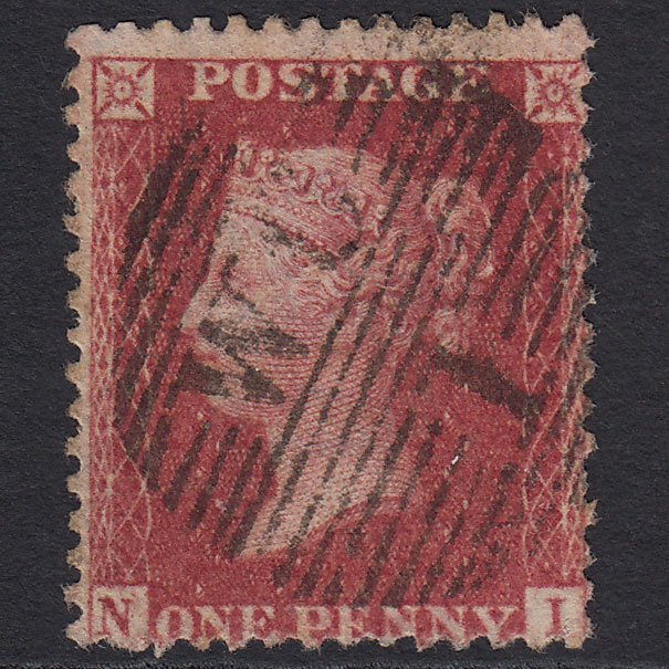 GB QV 1857 1d Rose-red (Plate 56) SG40-C10(1) NI GU London D&S WC1