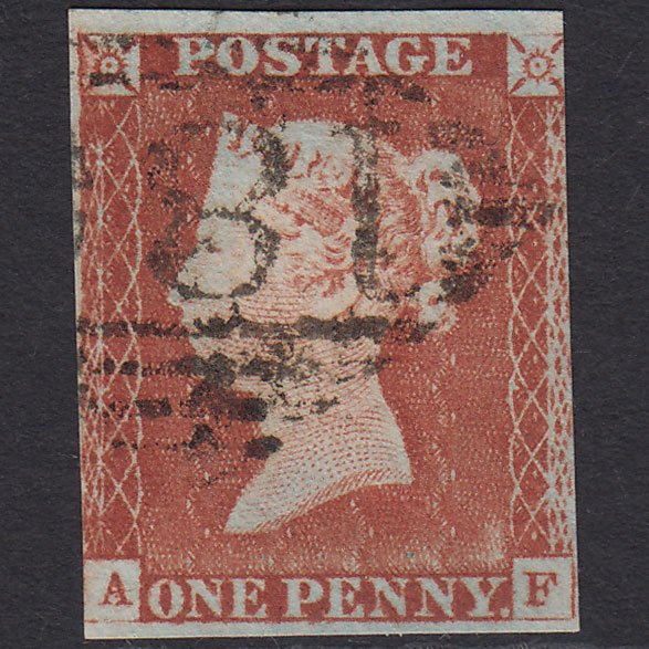 GB QV 1841 1d (Plate 61) SG9-B1(3) AF GU Missing Imprimatur Dublin 186