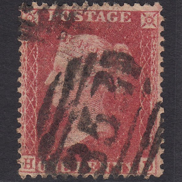 GB QV 1857 1d Rose-red (Plate 55) SG40-C10(1) HD GU