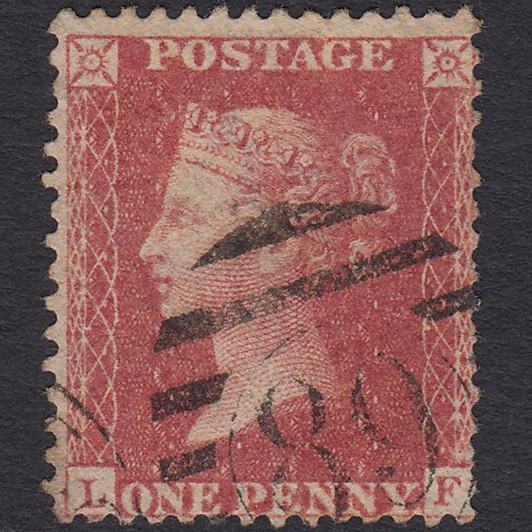 GB QV 1857 1d Rose-red (Plate 48) SG40-C10(1) LF GU London D&S 89