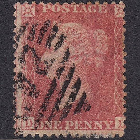 GB QV 1857 1d Rose-red (Plate 47) SG40-C10(1) DL GU Ireland