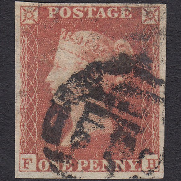 GB QV 1841 1d Red-brown (Plate 169) SG8-B2(1) FH GU 4 Margins