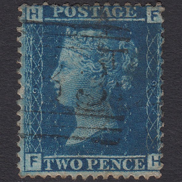 GB QV 1858 2d Blue (Plate 9) SG45-G2 FH GU Scotland