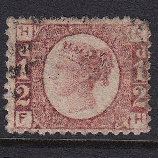 GB QV 1870 1/2d Rose-red (Plate 15) SG48-G4 FH GU Light Cancel