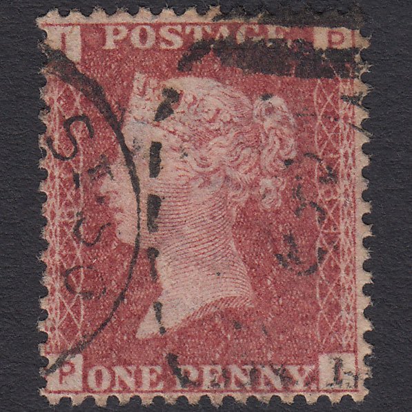 GB QV 1864 1d Lake-red (Plate 181) SG44-G1(2) PI FU