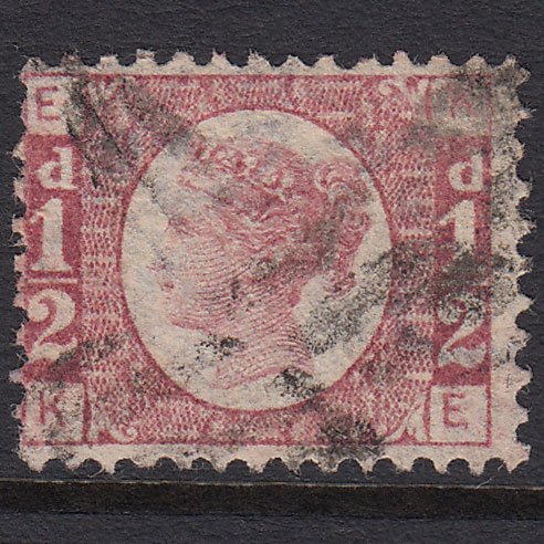 GB QV 1870 1/2d Rose-red (Plate 5) SG48-G4 KE GU