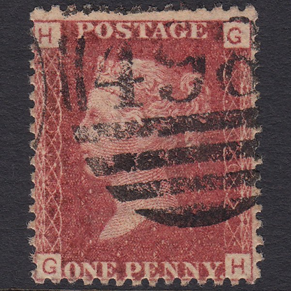 GB QV 1864 1d Lake-red (Plate 116) SG44-G1(2) GH FU Manchester 498
