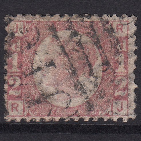 GB QV 1870 1/2d Rose (Plate 20) SG49-G4 RJ GU