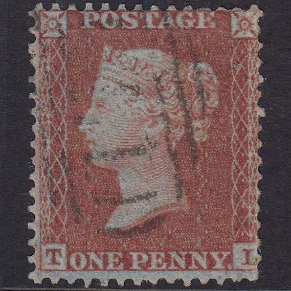 GB QV 1855 1d Plate 9 SGC6(1) TL FU Missing Imprimatur Cheltenham 177
