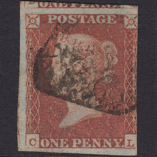 GB QV 1841 1d Red-Brown Plate 78 SG8-B1(1) CL GU 3 Margins