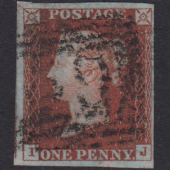 GB QV 1841 1d Plate 45 SG8-B1(1) IJ GU Missing Imprimatur 4M Scotland