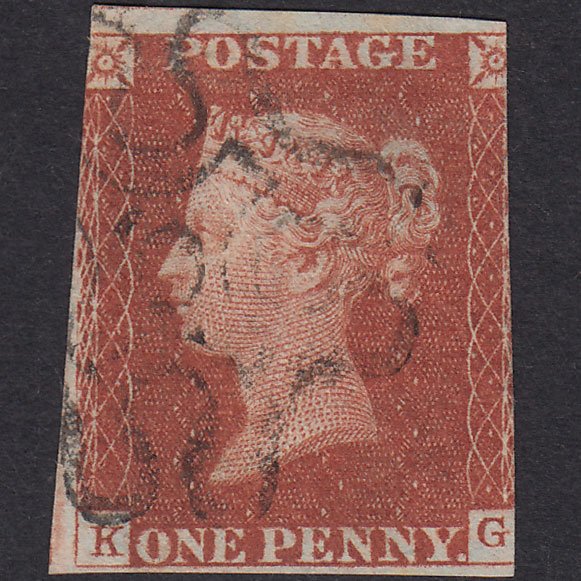 GB QV 1841 1d Red-Brown Plate 36 SG8-B1(1) KG GU No.5 In MX