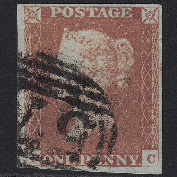GB QV 1841 1d Red-brown (Plate 81) SG8-B1(1) PC GU 4M Imperf