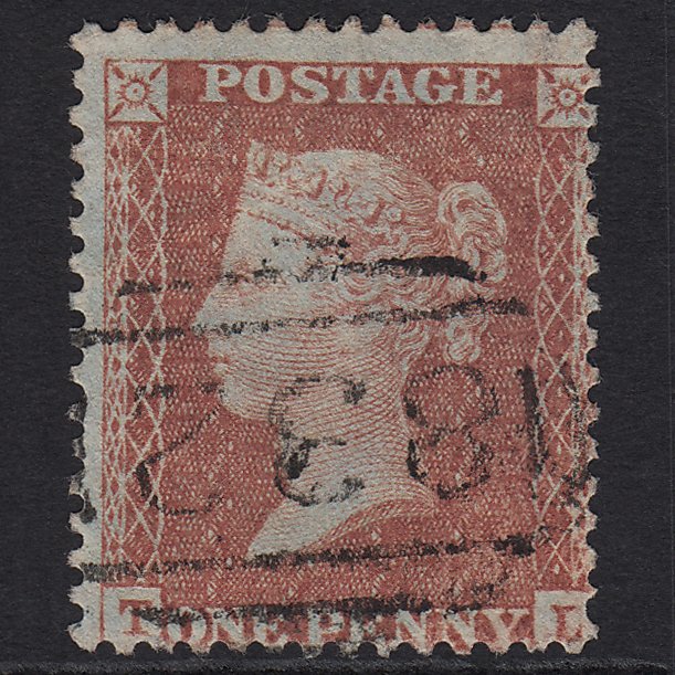 GB QV 1855 1d (Plate 10) C6(1) TL FU Wallingford 832 Missing Imprimatur