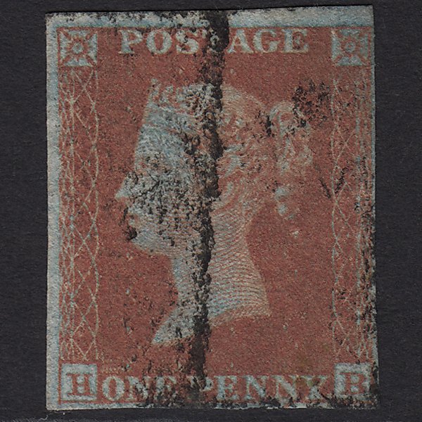 GB QV 1841 1d Red-brown (Plate 165) SG8-B2(1) HB GU 4 Margins