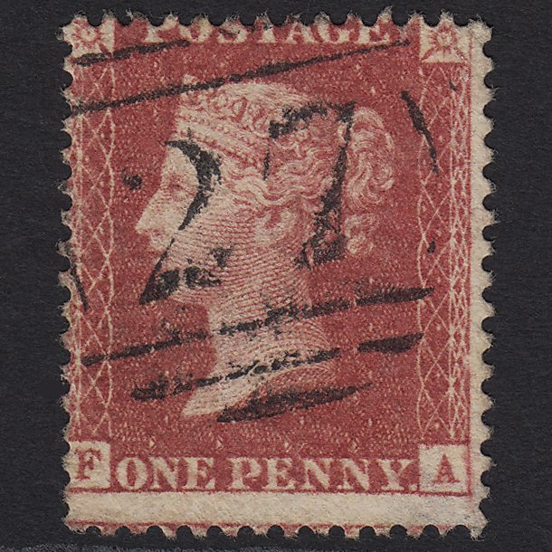 GB QV 1857 1d Rose-red (Plate 47) SG40-C10(1) FA GU Arundel 27