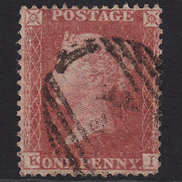 GB QV 1857 1d Rose-red (Plate 59) SG40-C10(1) KI GU