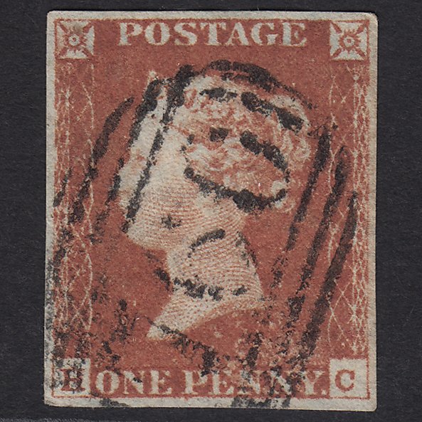 GB QV 1841 1d Red-brown (Plate 69) SG8-B1(1) HC GU 4M Imperf Sudbury 760
