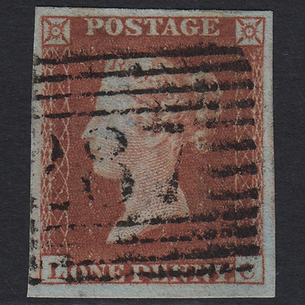 GB QV 1841 1d Red-brown (Plate 152) SG8-B2(1) LC VFU Port Glasgow 287