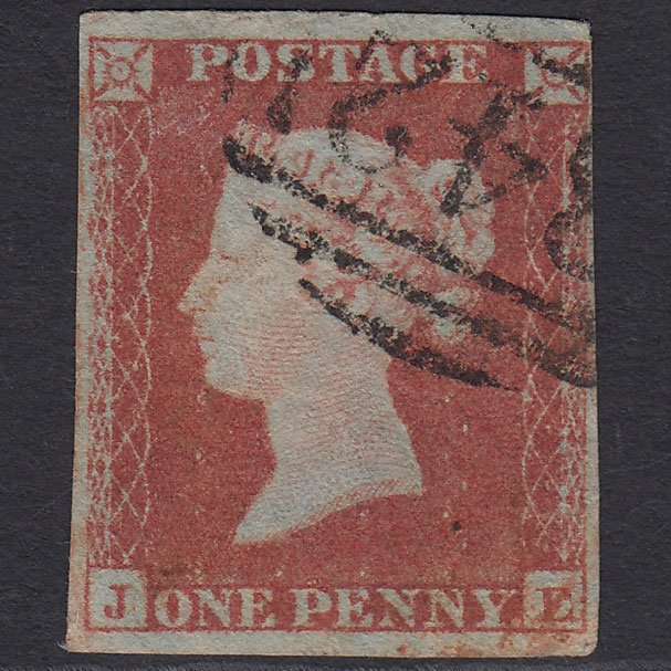 GB QV 1841 1d Red-brown (Plate 150) SG8-B2(1) JE GU 4 Margins