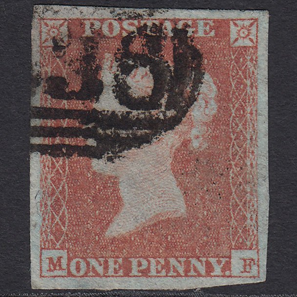 GB QV 1841 1d Red-brown (Plate 94) SG8-B1(1) MF GU 4 Good Margins