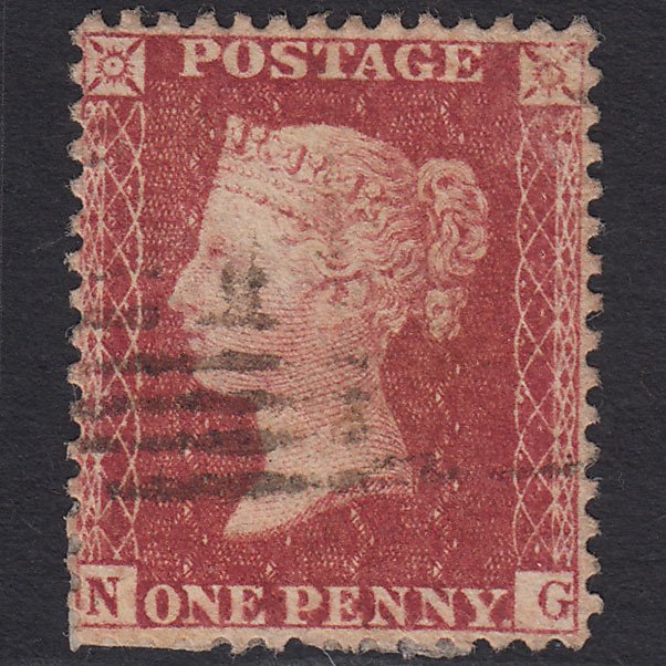 GB QV 1857 1d (Plate 57) SG40-C10(1) NG FU Scotland Very Well Centred