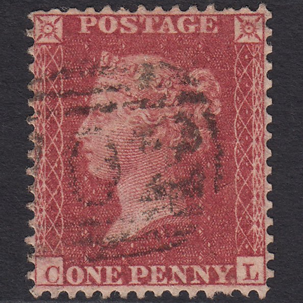 GB QV 1857 1d (Plate 49) SG40-C10(1) CL FU Sherborne 702 Well Centred