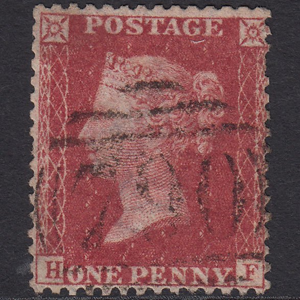 GB QV 1857 1d Rose-red (Plate 55) SG40-C10(1) HF GU Thetford 790