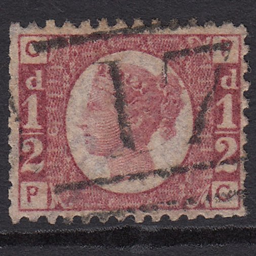 GB QV 1870 1/2d Rose-red (Plate 6) SG48-G4 PC GU Scotland