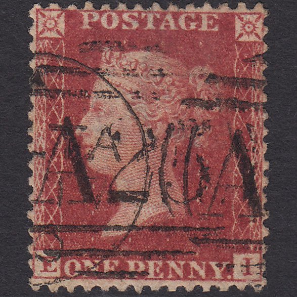 GB QV 1857 1d Rose-red (Plate 56) SG40-C10(1) EI FU Malta A25 Z27