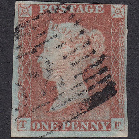 GB QV 1841 1d Pale Red-brown (Plate 71) SG9-B1(3) TF GU nr 4M Scotland