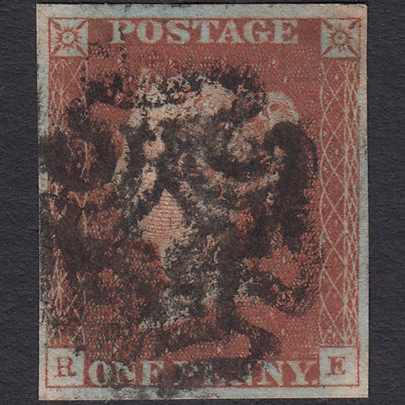 GB QV 1841 1d (Plate 22) SG8-B1(1) GUideline RE GU Missing Imprimatur 4M MX