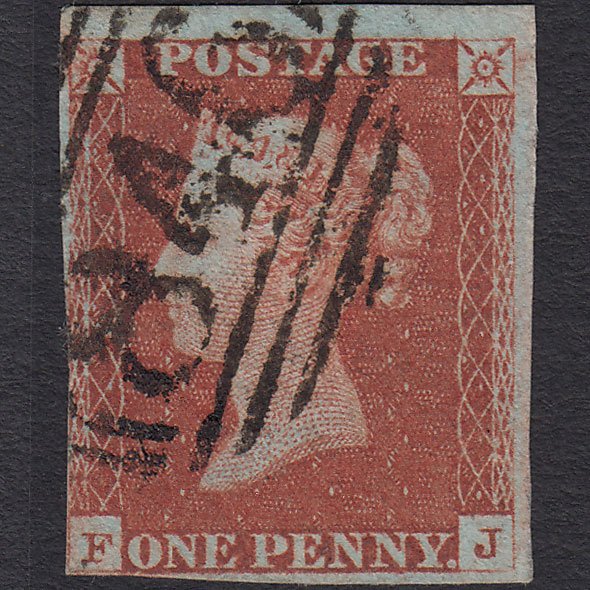 GB QV 1841 1d Red-brown (Plate 63) SG8-B1(1) FJ FU nr 4M Warminster 846