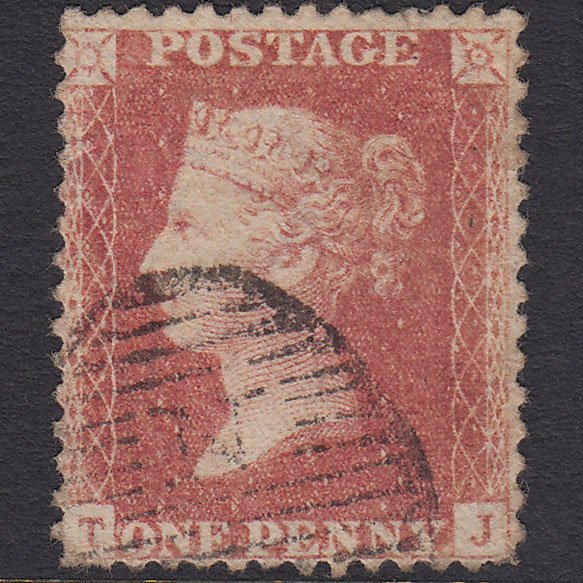 GB QV 1857 1d (Plate 48) SG40-C10(1) TJ GU Missing Imprimatur London D&S