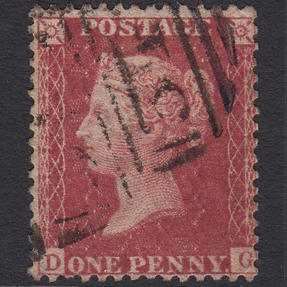 GB QV 1857 1d Rose-red (Plate 36) SG40-C10(1) DG FU