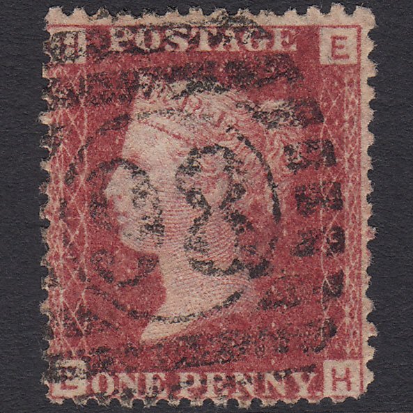 GB QV 1864 1d Lake-red (Plate 110) SG44-G1(2) EH GU London D&S 98