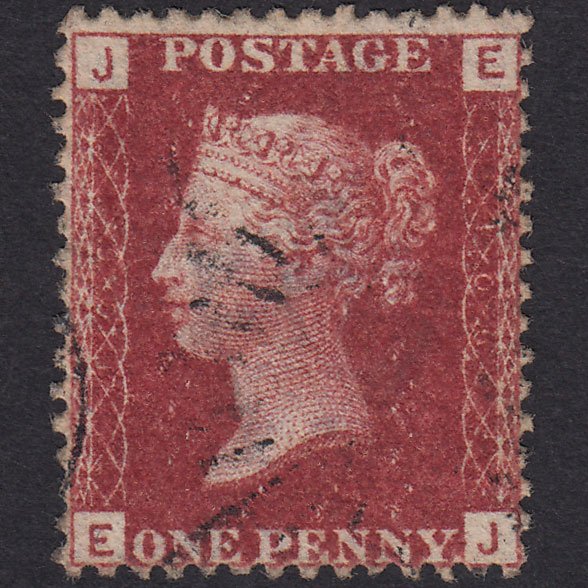 GB QV 1864 1d Lake-red (Plate 106) SG44-G1(2) EJ VFU Light Cancel