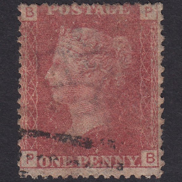 GB QV 1864 1d Rose-red (Plate 174) SG43-G1(1) PB GU Light Cancel
