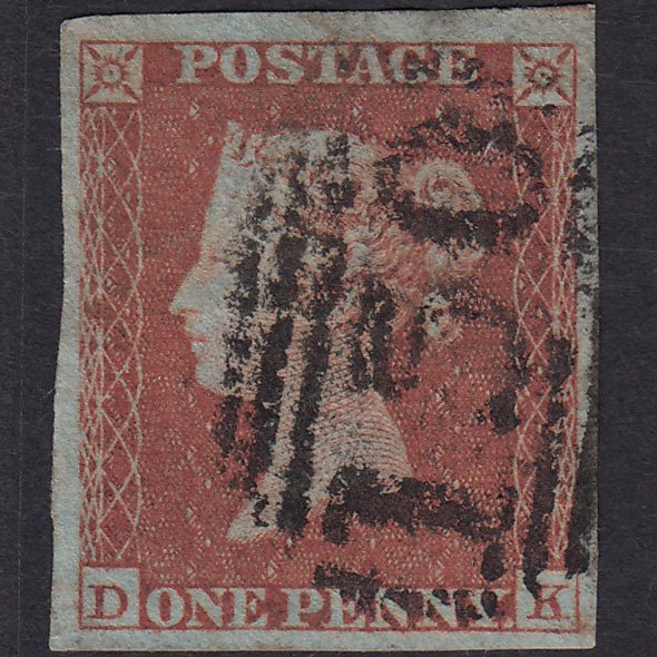 GB QV 1841 1d (Plate 171) SG8-B2(1) DK GU 4 Good Margins Burnley 150