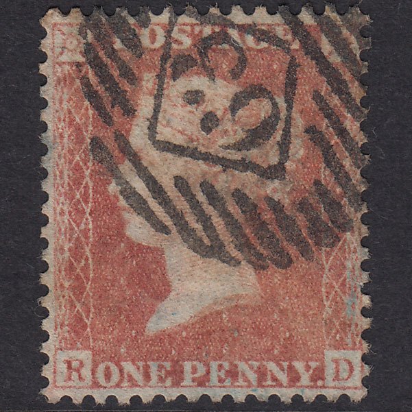 GB QV 1856 1d Red-Brown Plate 46 SG29-C8(1) RD GU London Is 63 63.A
