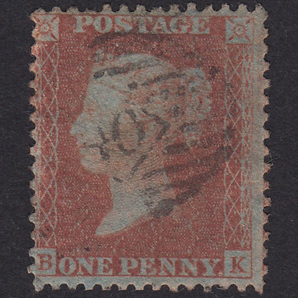 GB QV 1856 1d Red-Brown Plate 31 SG29-C8(1) BK GU London Is 40