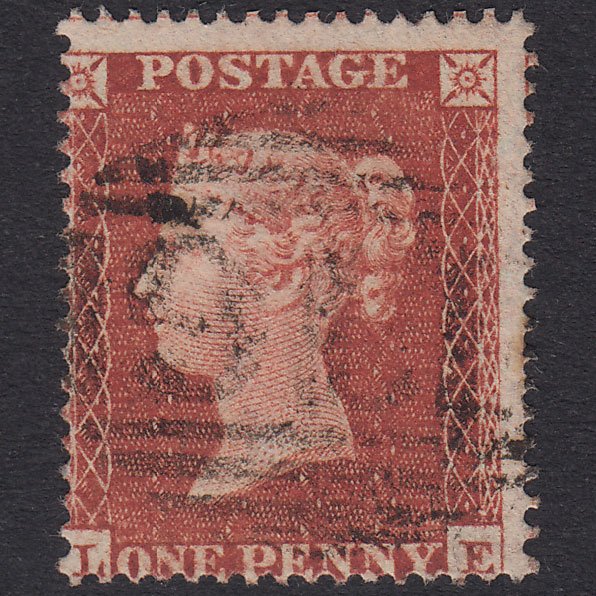 GB QV 1854 1d Red-Brown Plate 202 SG17-C1(1) LE FU Chelmsford 176