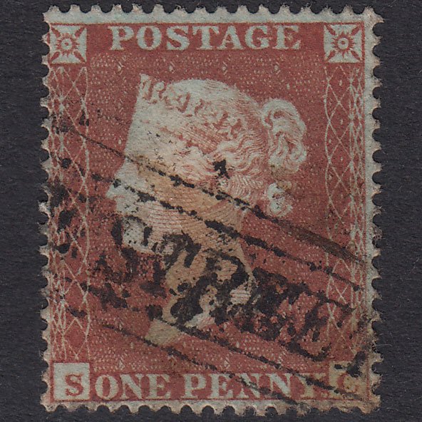 GB QV 1854 1d Plate 179 SG17-C1(1) SC GU Hope Street Scots Local Cancel