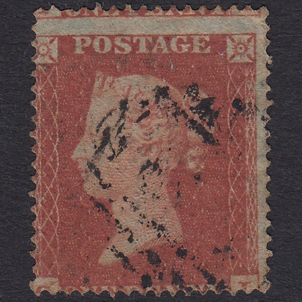 GB QV 1854 1d Red-Brown Plate 164 SG17-C1(1) GI GU Misperf