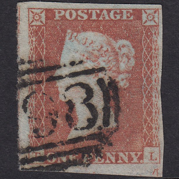 GB QV 1841 1d Red-Brown Plate 118 SG8-B1(1) TL FU Missing Imprimatur 4M