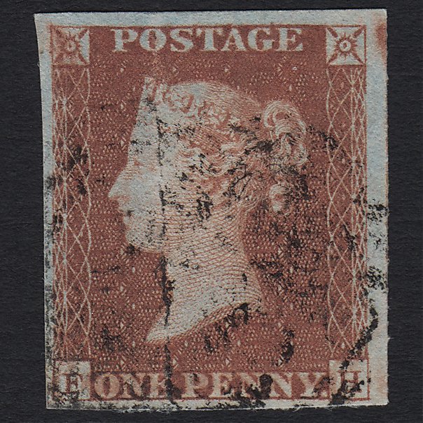 GB QV 1841 1d Red-brown (Plate 70) SG8-B1(1) FH GU 4M Imperf
