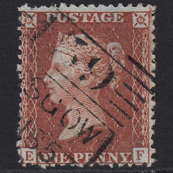 GB QV 1856 1d (Plate 27) SG29-C8(1) EF FU Glasgow 159 Madeleine Smith Cancel