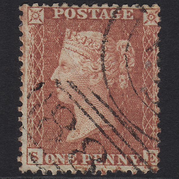GB QV 1856 1d (Plate 29) SG29-C8(1) SE FU Winchester 888 Sideways Duplex