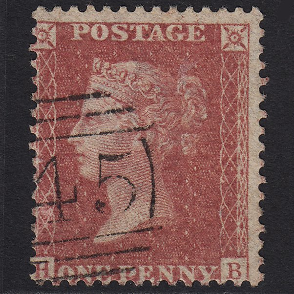 GB QV 1857 1d Rose-red (Plate 49) SG40-C10(1) HB GU