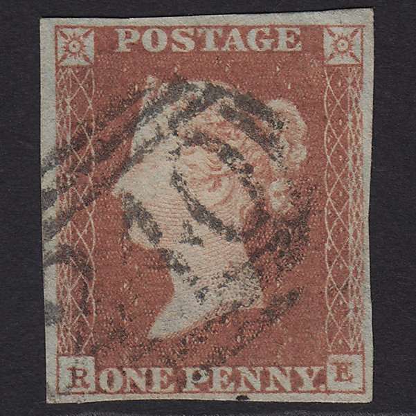 GB QV 1841 1d Red-brown (Plate 97) SG8-B1(1) RE FU Deal 240 4 Margins